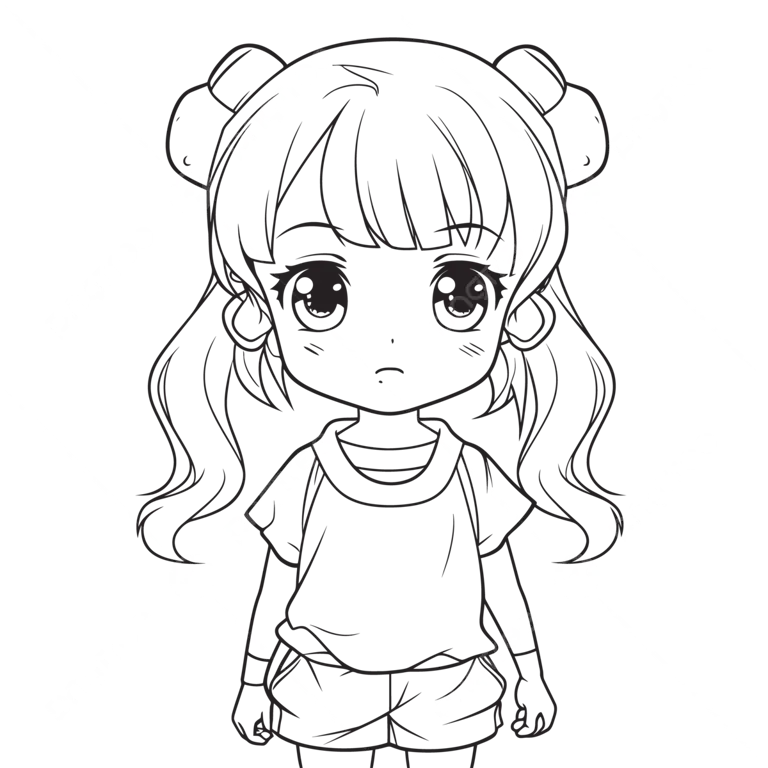 Gambar pemandangan anime hitam putih