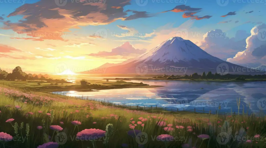 Keindahan Alam Indonesia dalam Anime Pemandangan alam Indonesia yang digambarkan dalam gaya anime