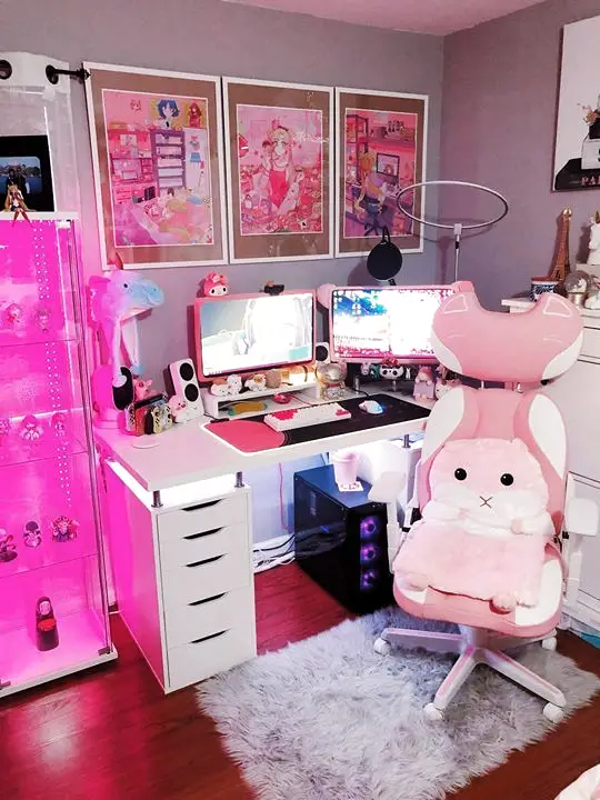 Suasana Menonton Anime yang Nyaman Gambar pengaturan menonton anime yang nyaman