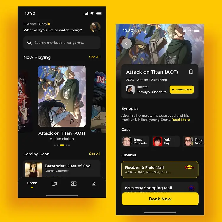 Tiket Nonton Anime Contoh tiket bioskop untuk film anime