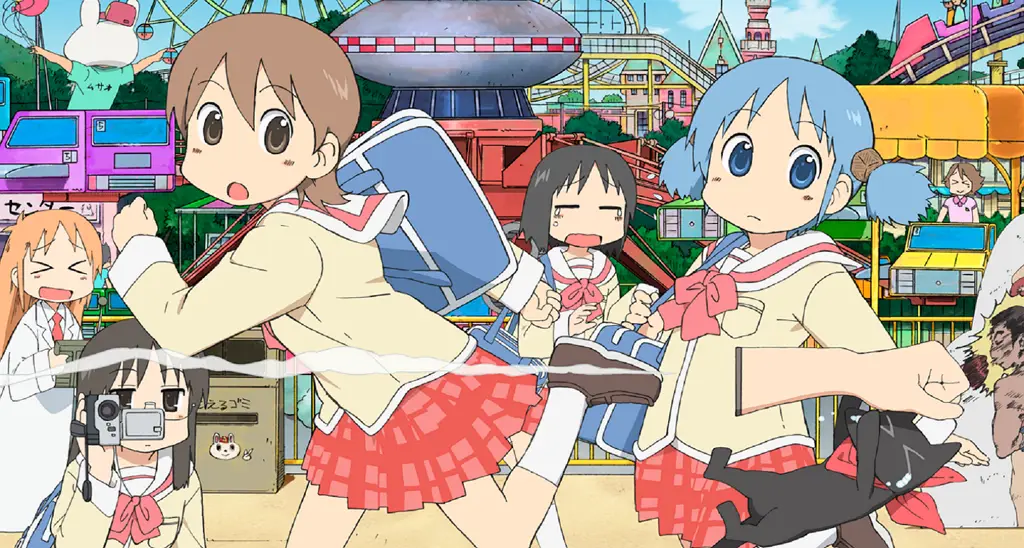Menonton Anime Bersama Teman Gambar orang-orang menonton anime bersama-sama
