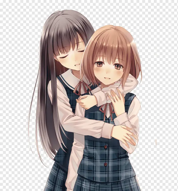 Menikmati Anime Bersama Gambar orang-orang menonton anime bersama