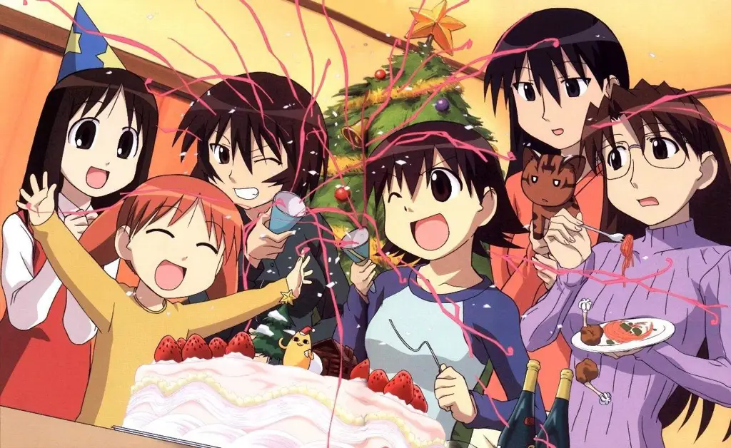 Gambar karakter anime merayakan ulang tahun