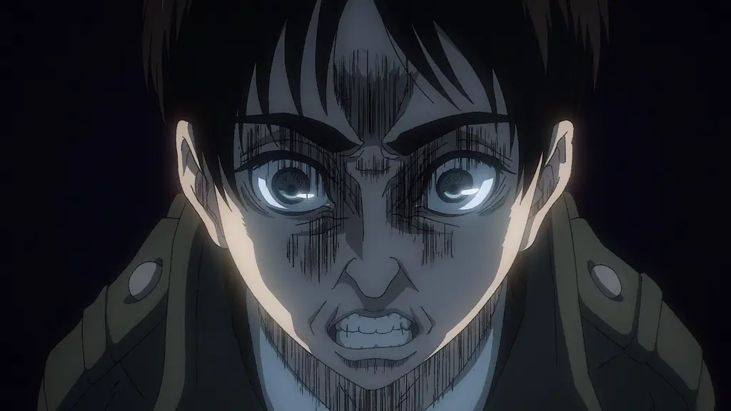 Gambar ekspresi wajah dramatis karakter di Attack on Titan