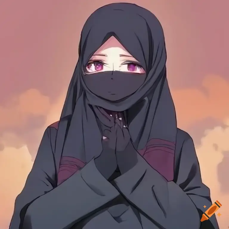 Tampil Elegan dengan Inspirasi Outfit Anime Berhijab Gambar inspirasi outfit anime berhijab dengan gaya elegan dan sopan