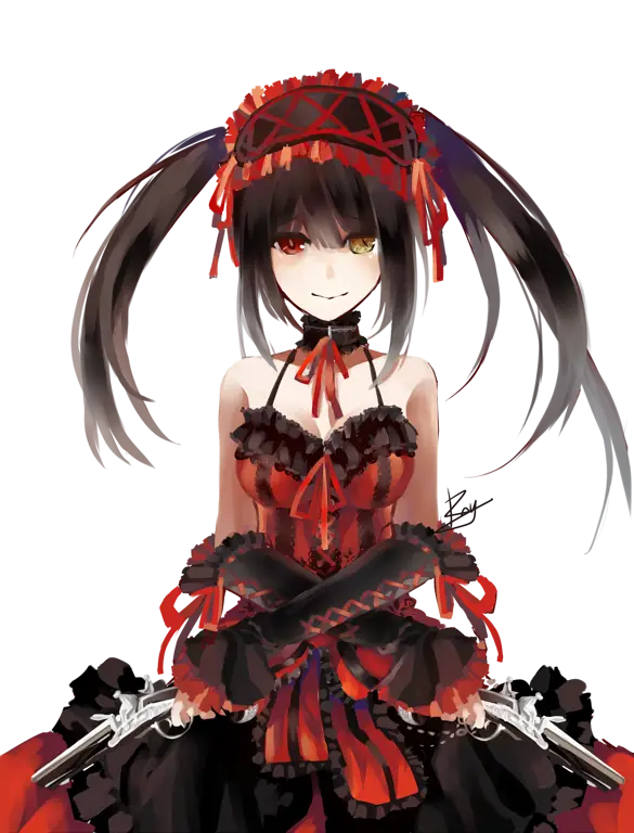 Gambar Kurumi Tokisaki yang elegan dan anggun