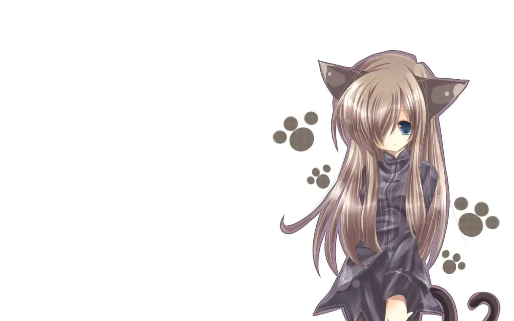 Wallpaper Anime Kucing Lucu untuk HP Gambar wallpaper anime kucing menggemaskan