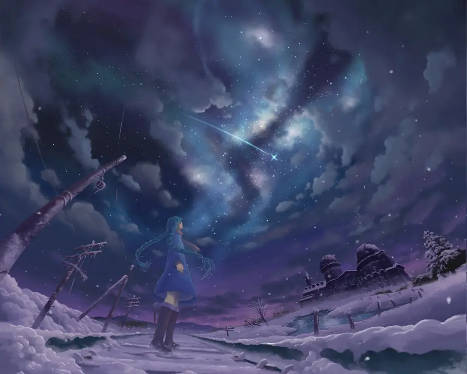 Wallpaper pemandangan anime berkualitas tinggi Gambar pemandangan anime 4k