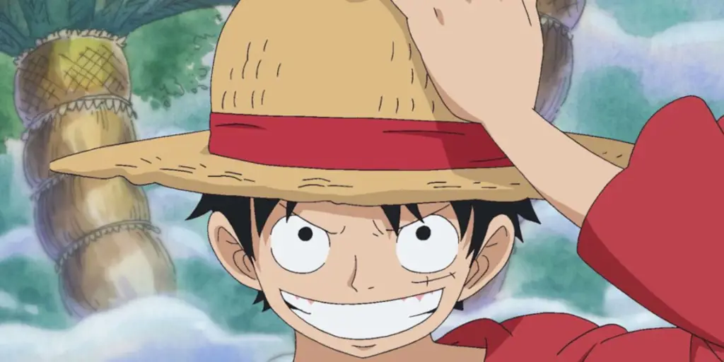 Persahabatan yang Kuat: Luffy dan Kru Topi Jerami Luffy tersenyum bersama kru Topi Jerami