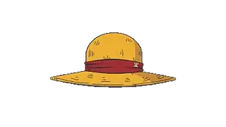 Siluet Luffy yang Misterius Siluet Luffy dengan topi jerami