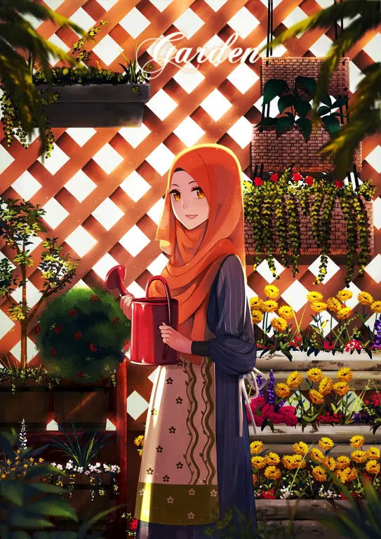 Eksplorasi Gaya Berhijab Berbagai gaya gambar anime wanita berhijab
