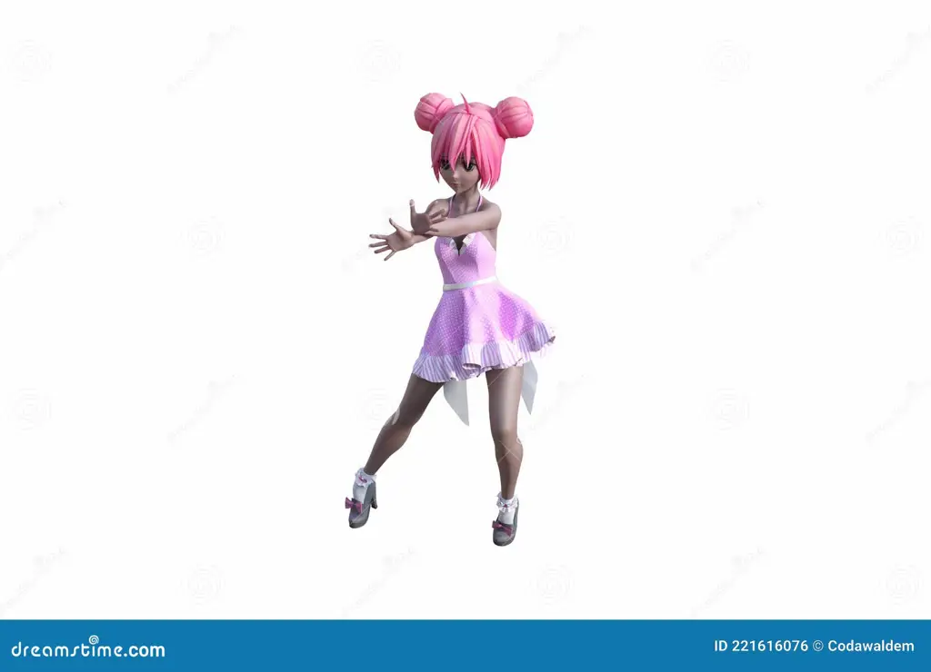 Berbagai Pose Anime dari Belakang Gambar pose karakter anime dari belakang dengan berbagai gaya