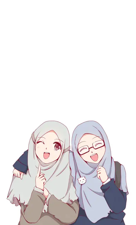 Gambar Profil Pasangan Anime Islami Gambar pasangan anime Islami