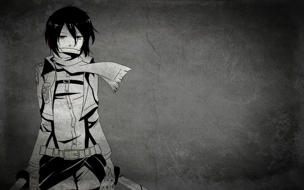 Estetika Anime Perempuan Hitam Putih Gambar estetis anime perempuan hitam putih