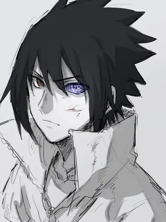 Gambar karya seni Sasuke Uchiha terbaik