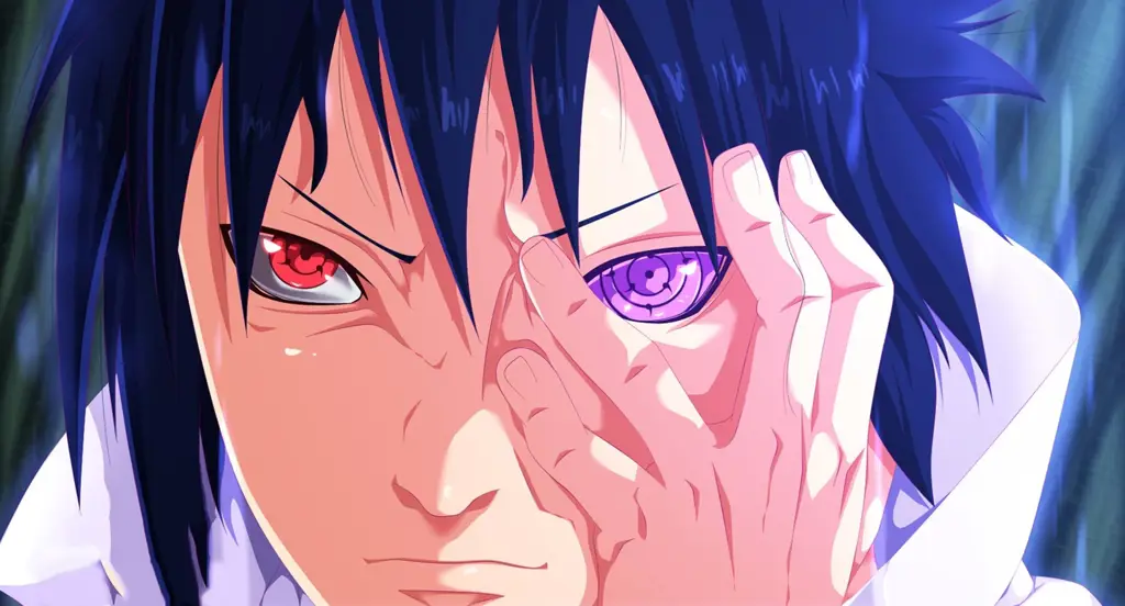 Kekuatan Sharingan Sasuke Gambar Sasuke Uchiha dengan Sharingan